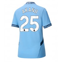 Manchester City Manuel Akanji #25 Replica Home Shirt Ladies 2024-25 Short Sleeve